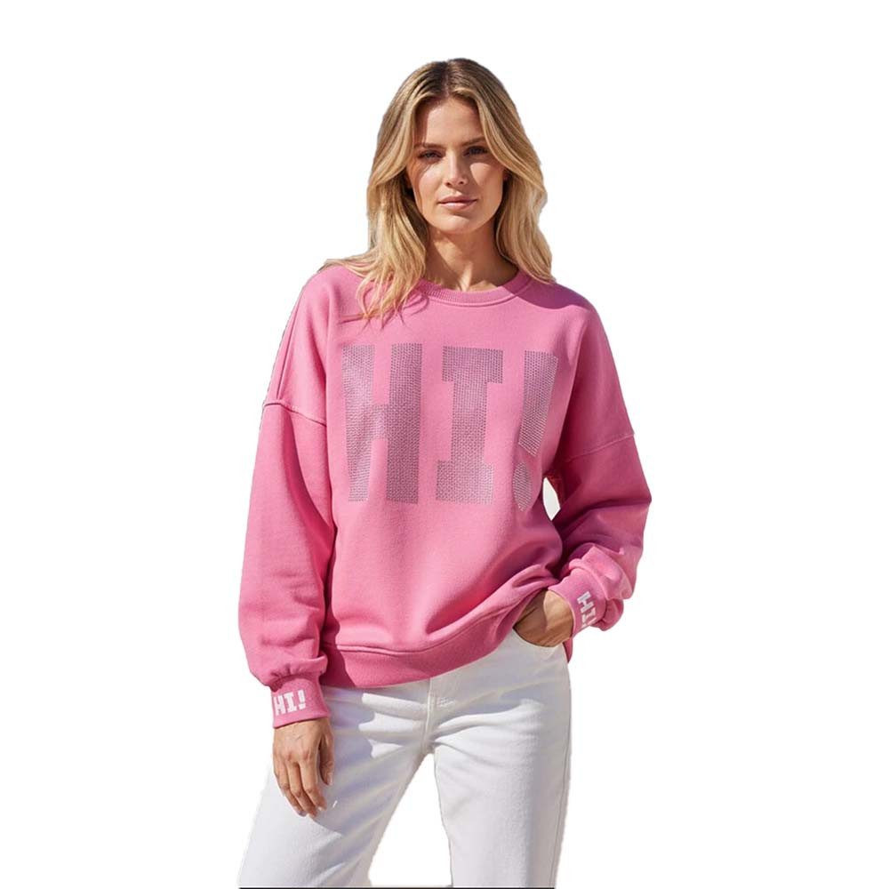 Miss Goodlife Sweatshirt Roundneck Hi! MG13587 MG13588 aus Baumwolle günstig online kaufen