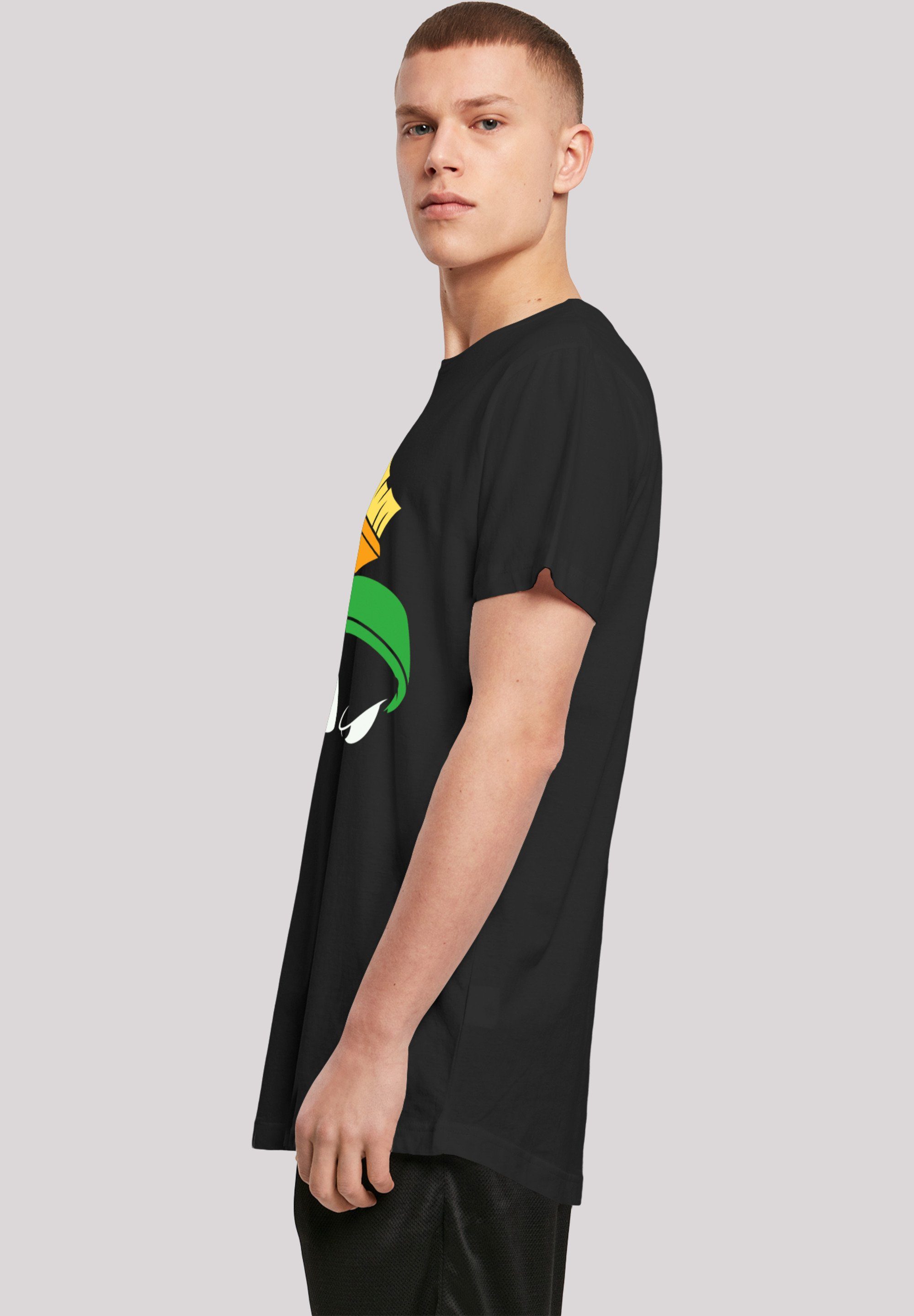 F4NT4STIC Kurzarmshirt with Herren (1-tlg) The Marvin Shaped Martian Long Face Tee