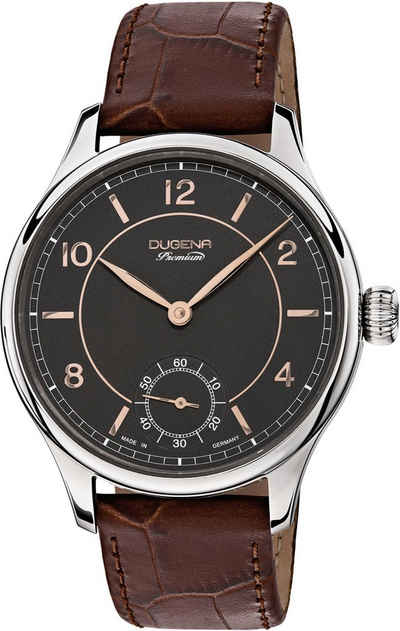 Dugena Mechanische Uhr EPSILON 8, 7000115, Armbanduhr, Herrenuhr, Saphirglas, Made in Germany