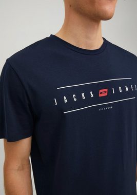 Jack & Jones Kurzarmshirt JJFLAG TEE SS CREW NECK