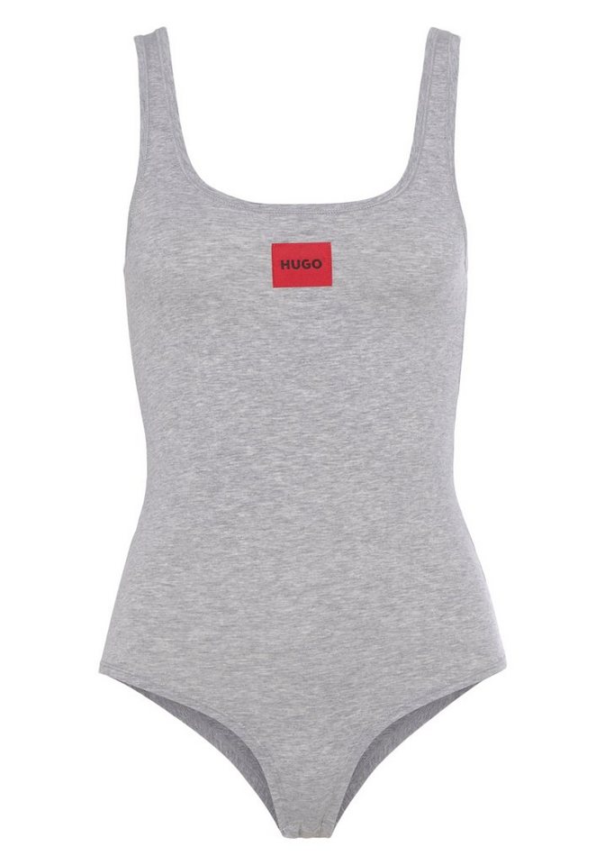 HUGO Body BODYSUIT RED LABEL mit rotem Logoaufnäher