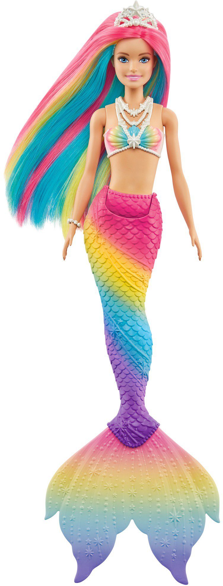 Barbie Meerjungfrauenpuppe Puppe, Dreamtopia Regenbogenzauber Meerjungfrau  mit Farbwechsel