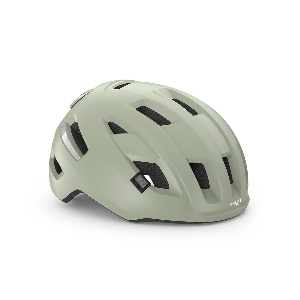 MET Fahrradhelm E-mob, Der urbane E-Bike-Helm bietet zertifizierten Schutz, LED-Licht und