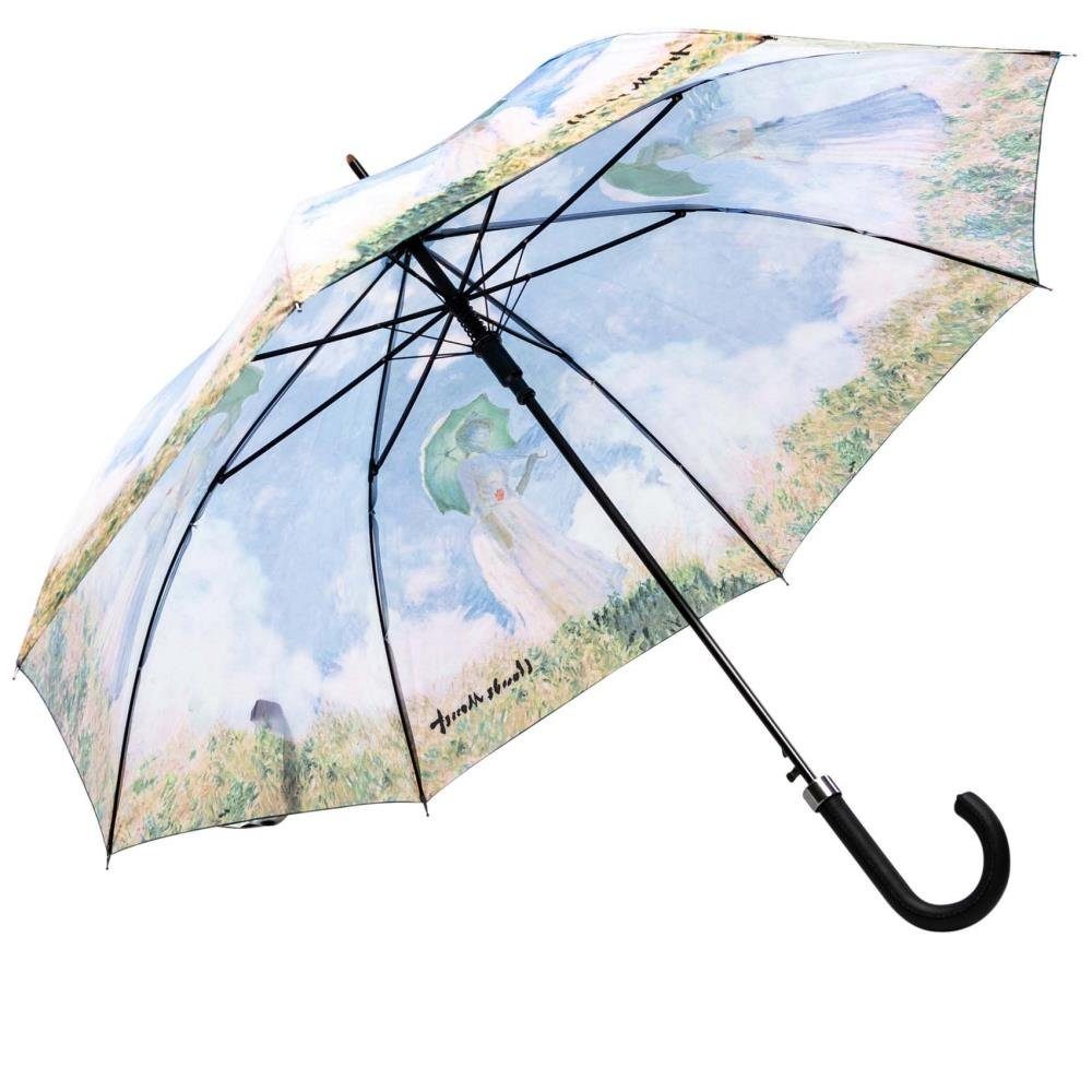 Luckyweather not just any other day Stockregenschirm Regenschirm Motiv FRAU MIT SONNENSCHIRM Automatik