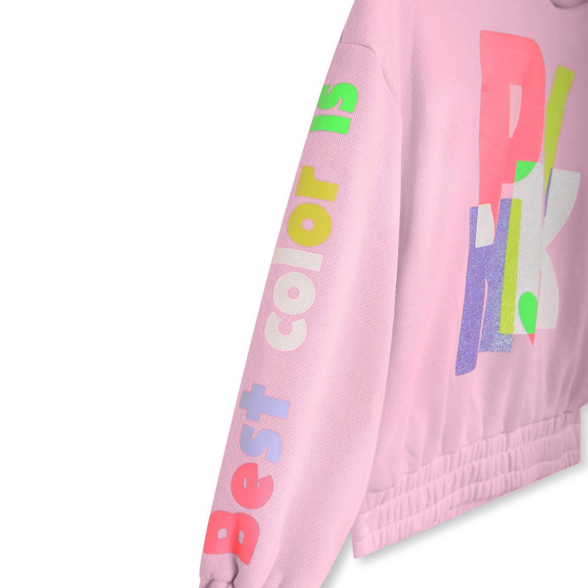 pink Sweater Billieblush Schriftzug Billieblush Hoodie mit