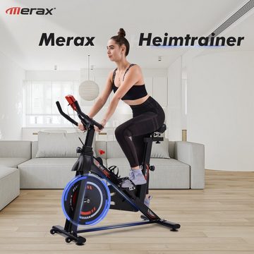 Merax Speedbike Caelus, Indoor Cycling Bike stufenlos, belastbar bis 180 kg