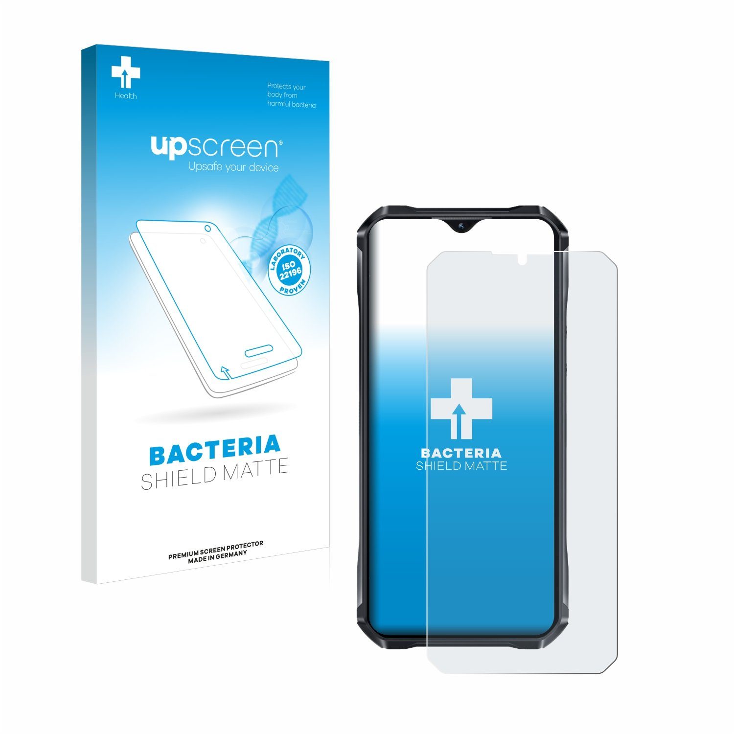 upscreen Schutzfolie für Oukitel WP33 Pro, Displayschutzfolie, Folie Premium matt entspiegelt antibakteriell