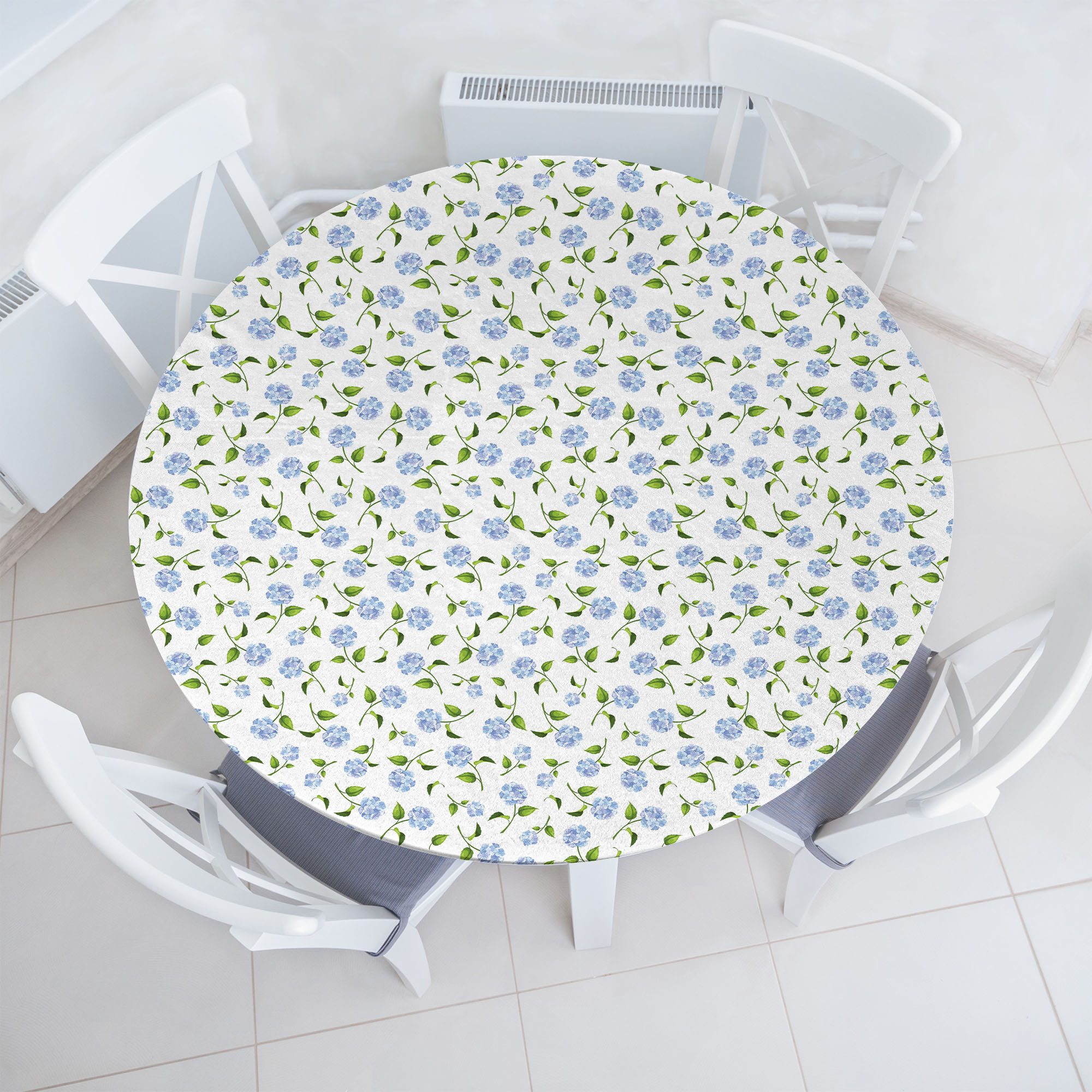 Tischdecke Rundum-elastische Stofftischdecke