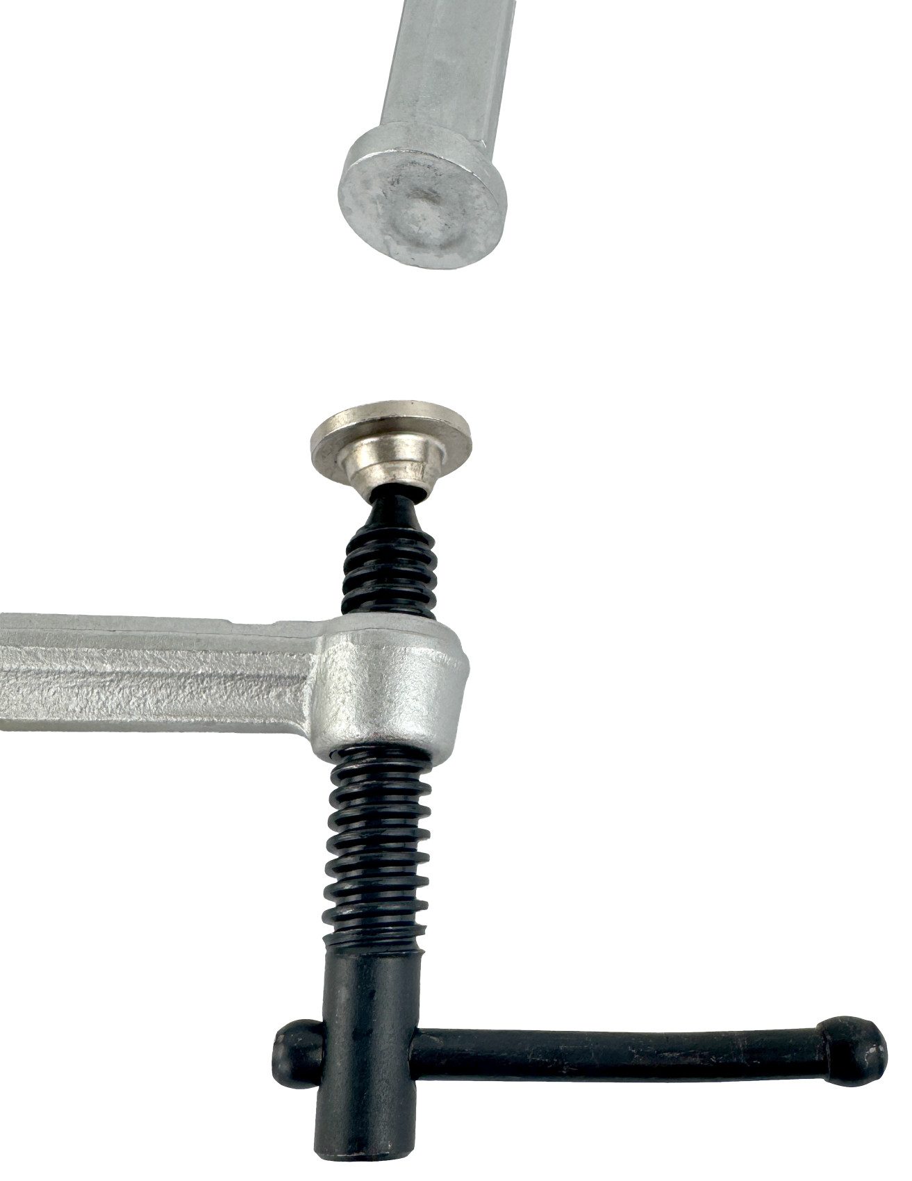 WELDINGER Schraubzwinge Ganzstahl-Schraubzwinge U-Form 140x300 mm für T- und Doppel-T-Profile, (1 St), U-Form 140x300 mm