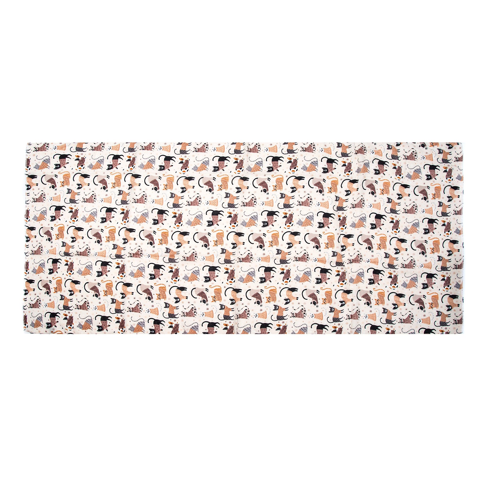 MIRROSI Modeschal Weich XXL ca.88x180cm Schal Bunt Hunde Muster, (Hundemust günstig online kaufen