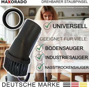 Maxorado Möbelpinsel 35mm Staubpinsel Staubsauger Düse für Miele Kärcher Bosch Möbelpinsel, Zubehör für Staubsauger wie Miele, Kärcher, Siemens, Einhell, (1-tlg), flexibel