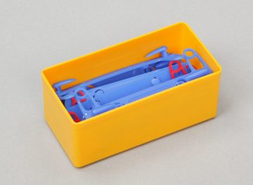 PROREGAL® Stapelbox Sortimentskasten EuroPlus Insert, HxBxT 4,5x5,4x10,8cm, Gelb