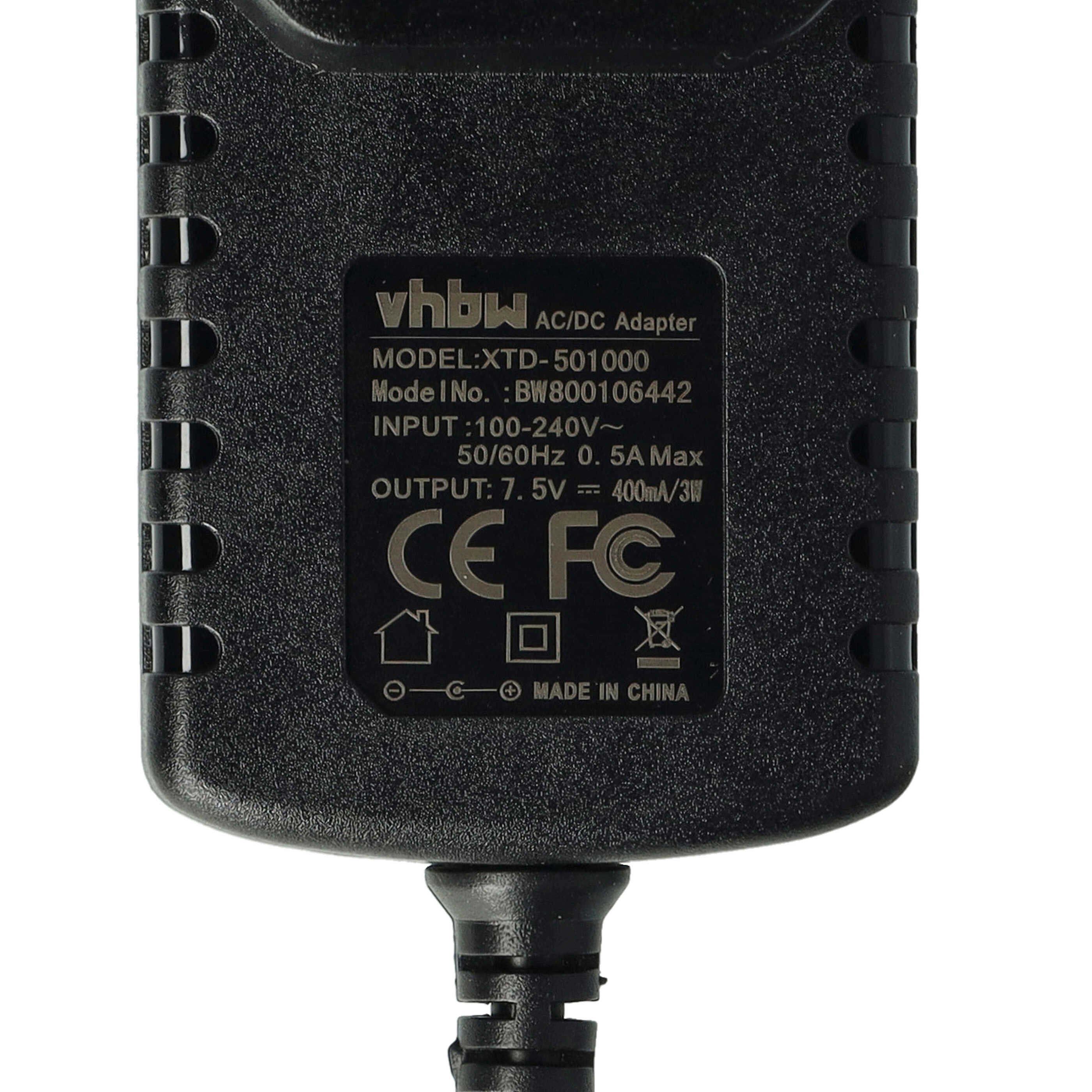vhbw passend für V-Tech Schulstart Laptop E, Power XL Laptop E/R Lernrobote Netzteil (Ersatznetzteil für Ihren Lernroboter, Ihr Kinder-Tablet, Netzgerät) – Bild 5 von 5