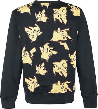 POKÉMON Sweatshirt Pokemon Herren Pikachu All Over Sweater Sweatshirt