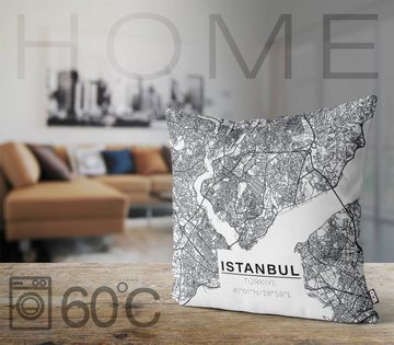 Kissenbezug, VOID (1 Stück), landkarte stadt istanbul türkei asien marmara