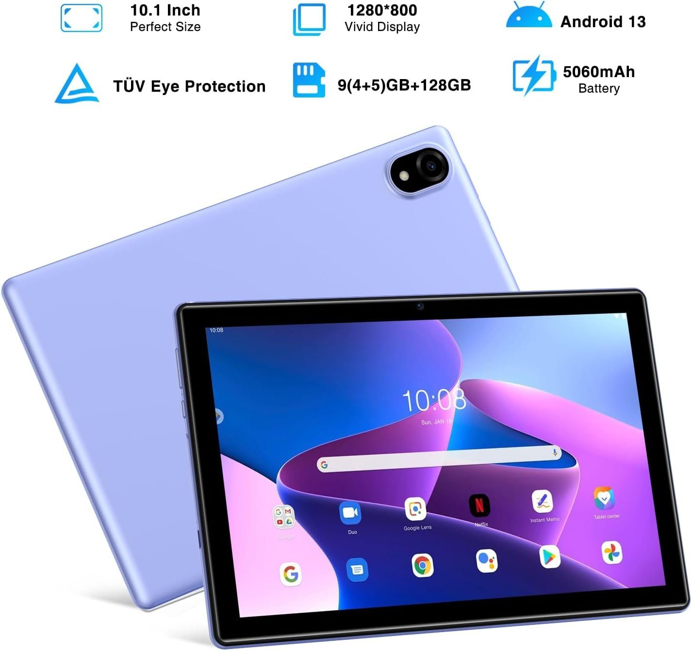 DOOGEE U10 Pro Tablet 10 Zoll 1280*800 HD 20GB+128GB/1TB TF WiFi 6 Android  13 PC
