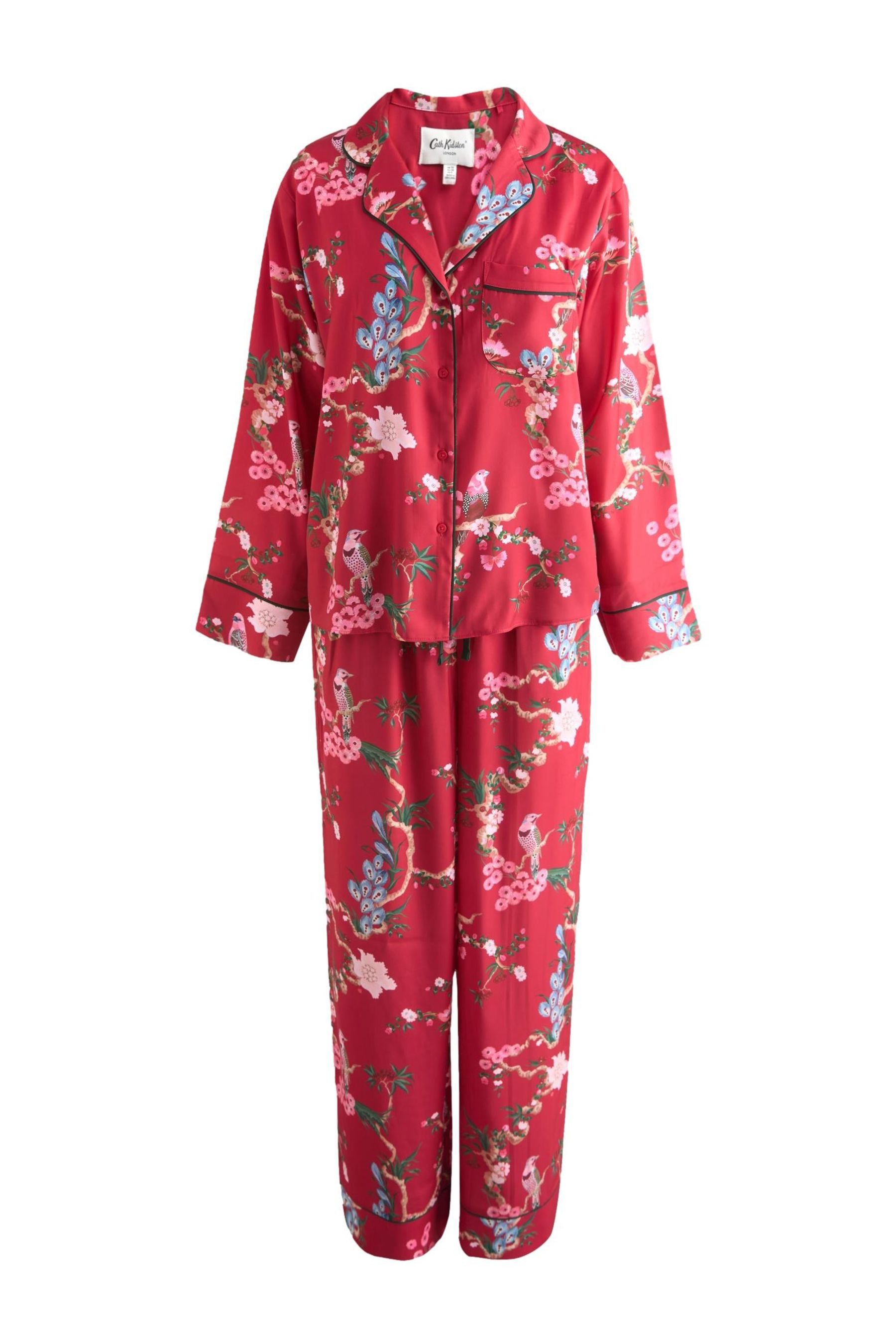 Cath Kidston Pyjama Cath Kidston Schlafanzug mit Knopfleiste (2 tlg)
