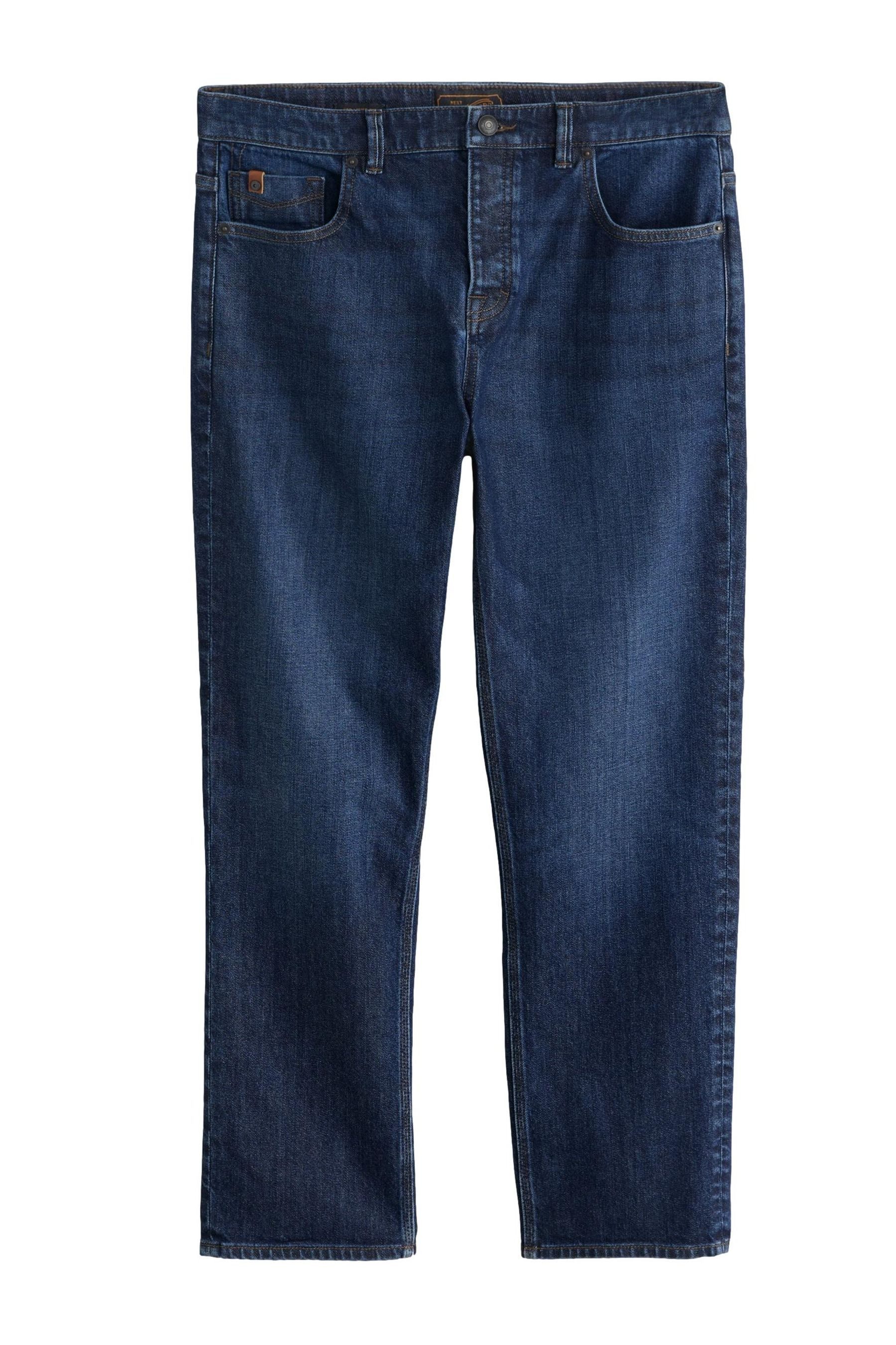 Next Straight-Jeans Signature Straight Fit Jeans aus kariertem Denim (1-tlg günstig online kaufen