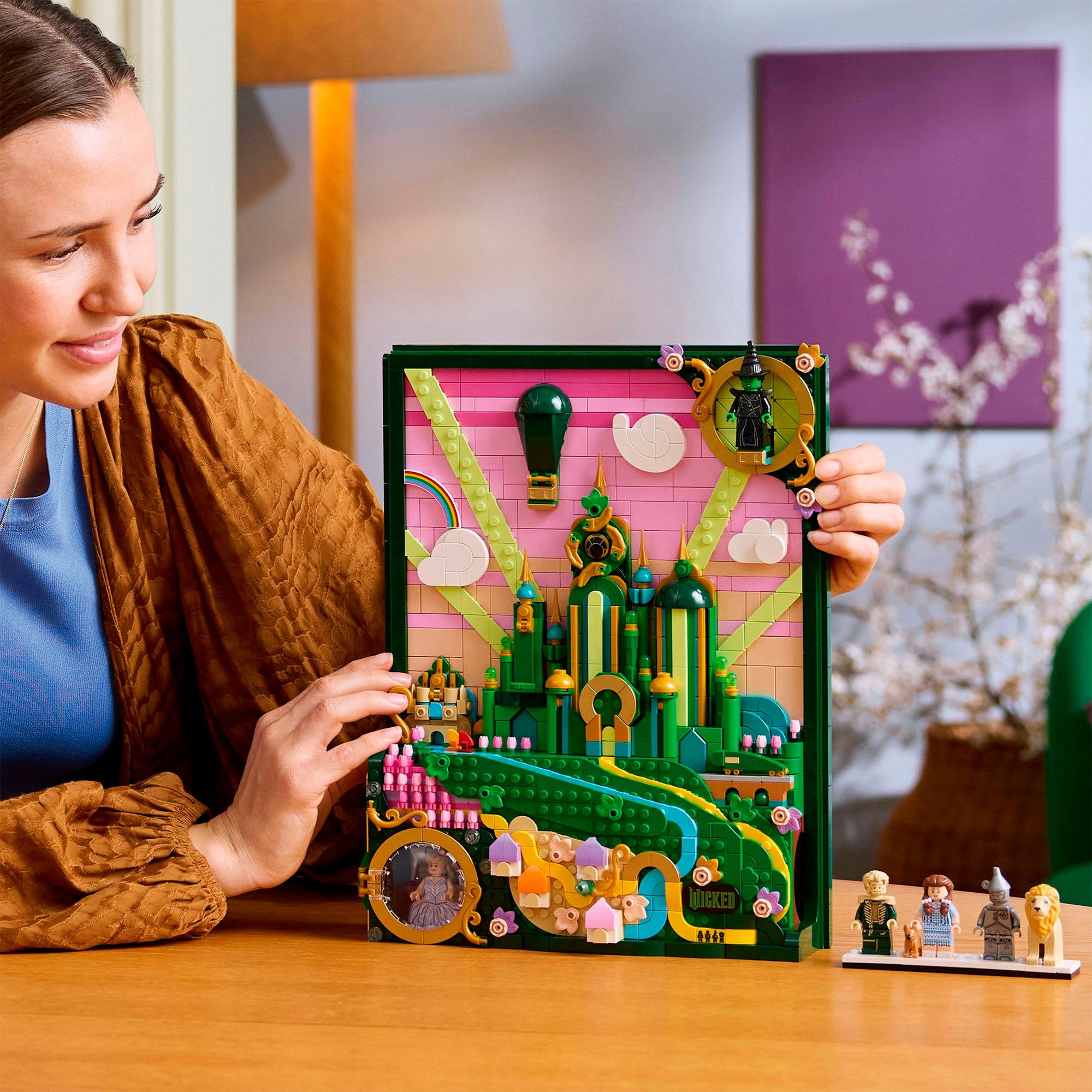 LEGO® Emerald City Wandkunst (75685), LEGO Wicked Konstruktionsspielsteine, günstig online kaufen