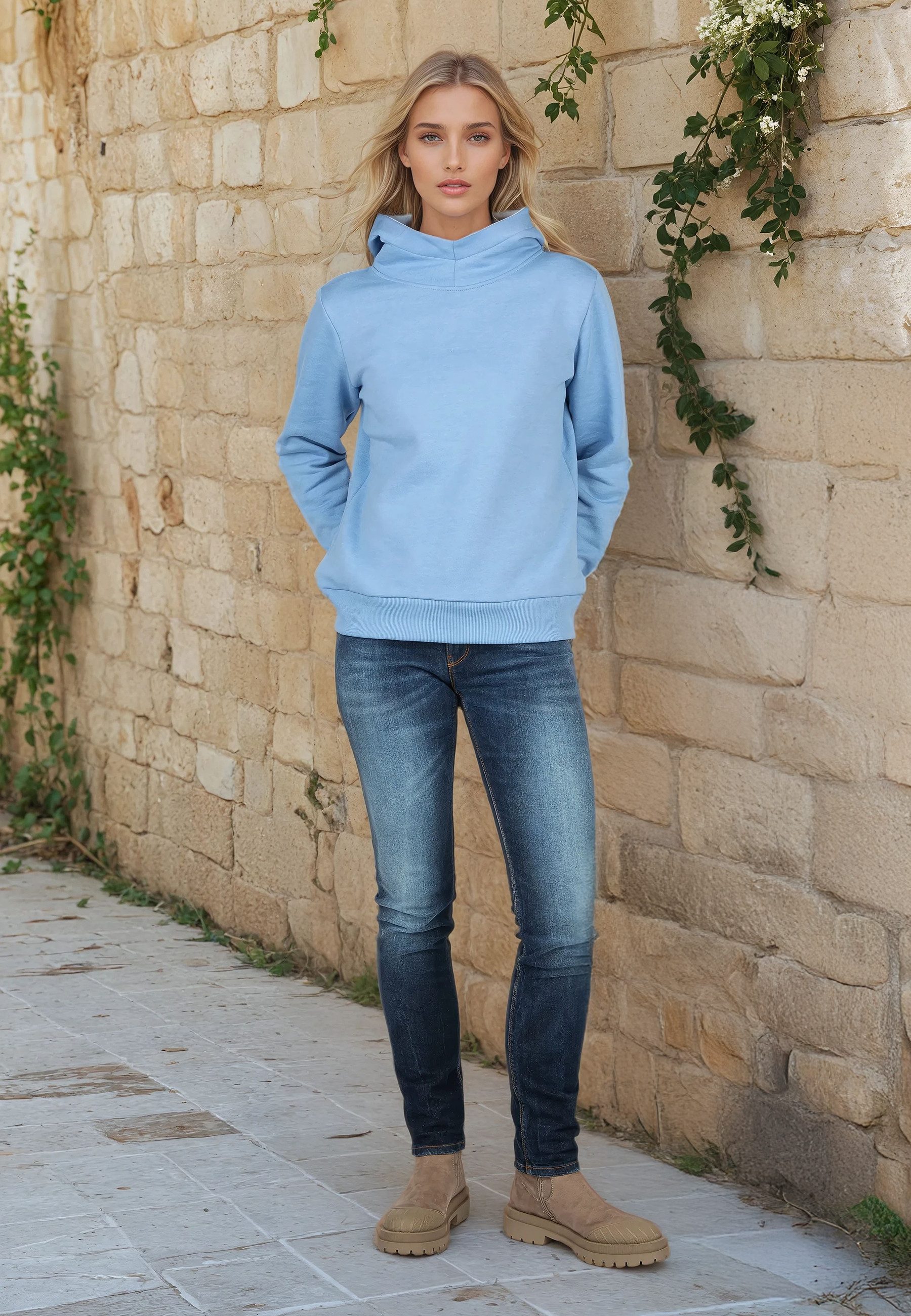 salzhaut Hoodie TALKEN Damen Relaxed-Fit günstig online kaufen