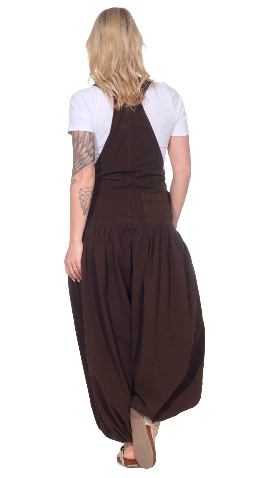 KUNST UND MAGIE Latzhose Hippie Latzhose Haremshose Hose Psy Goa 70er Overall Boho Jumpsuit