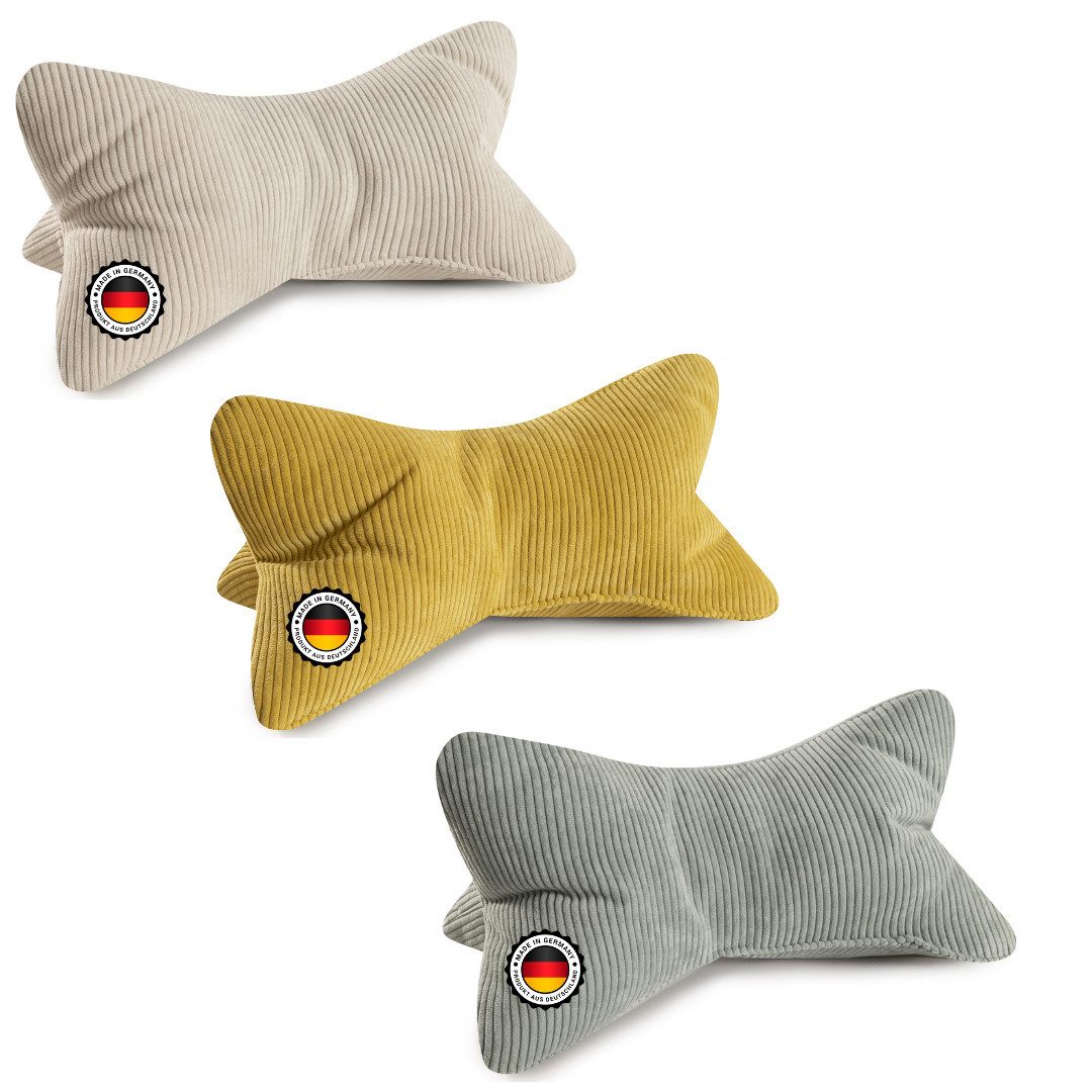 Bonvionn Kopfkissen 3er Set Selma Leseknochen, Füllung: Polyester, Spar-Set günstig online kaufen