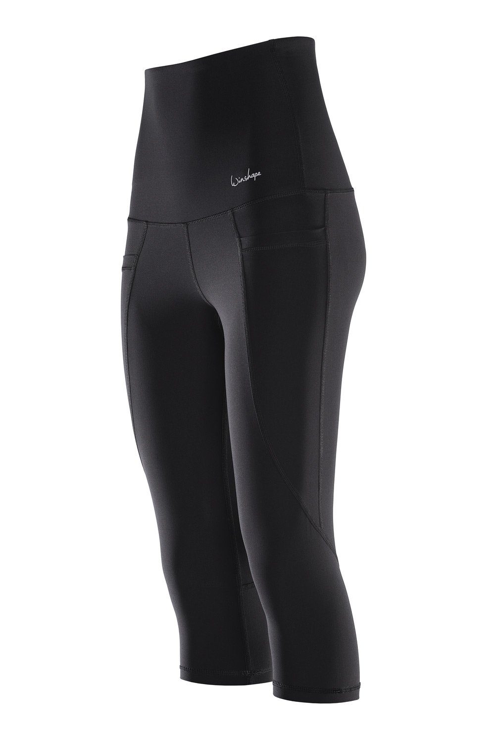 Power Leggings High Winshape Taschen praktischen Shape HWL214 Functional mit ¾-Tights Waist