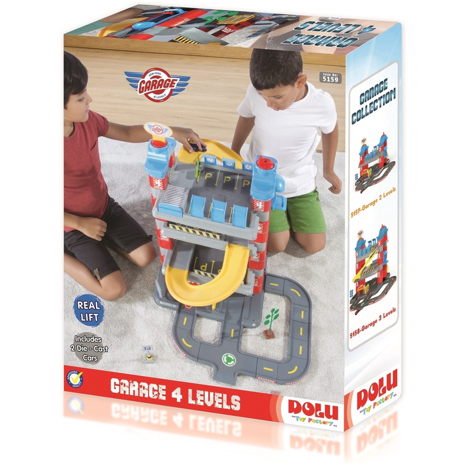 DOLU Spiel-Parkgarage 5159 Park Garage mit 4 Ebenen