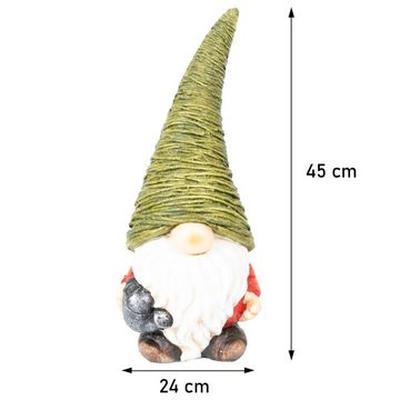 Lemodo Wichtel Gnome aus Magnesia, Gartendeko für Innen und Außen