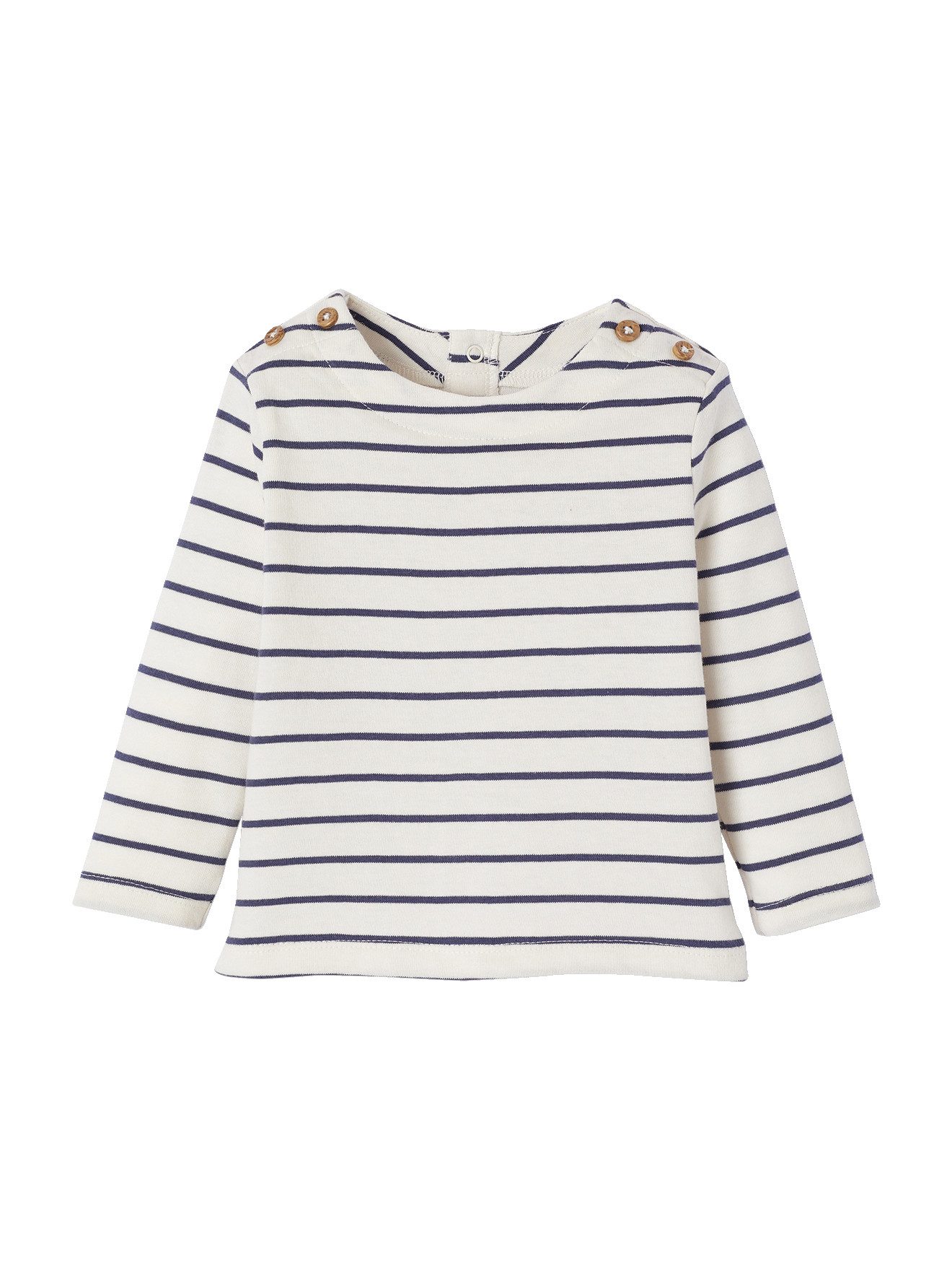 Langarmshirt Bio-Kollektion: Baby Ringelshirt mit langen Ärmeln