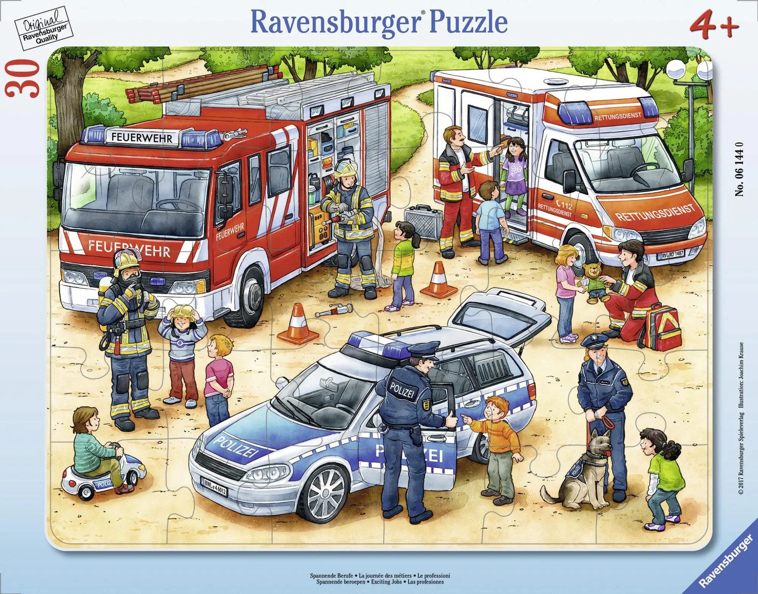 Ravensburger Puzzle Spannende Berufe. Kinderpuzzle 30 Teile, 30 Puzzleteile günstig online kaufen