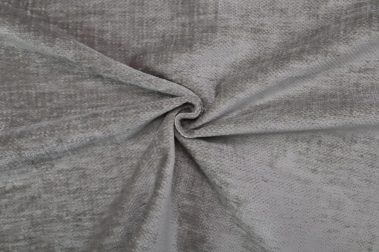 Stofferia Stoff Polsterstoff Chenille Samt Tuca Tuca Greige, Meterware