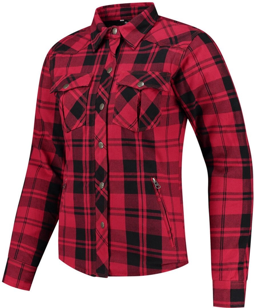 Rusty Stitches Motorradjacke Liss Damen Motorrad Hemd