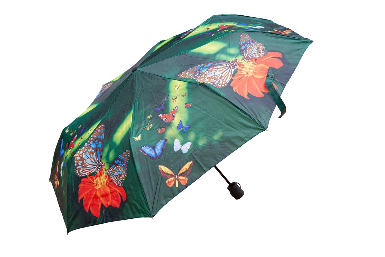 Taschenregenschirm Regenschirm - Schmetterlinge - Ø 95cm