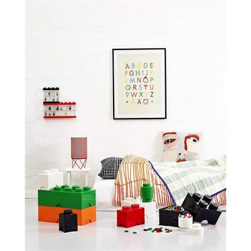 Room Copenhagen Aufbewahrungsdose LEGO® Storage Brick 8 Weiß, mit 8 Noppen, Baustein-Form, stapelbar