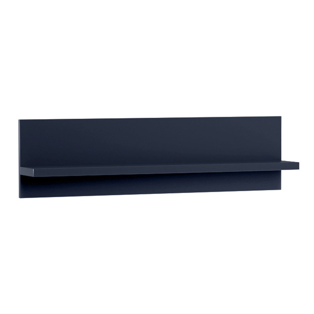 Lomadox Wandregal LAURO-161, Wandboard Indigo blau 120 cm Regalboard