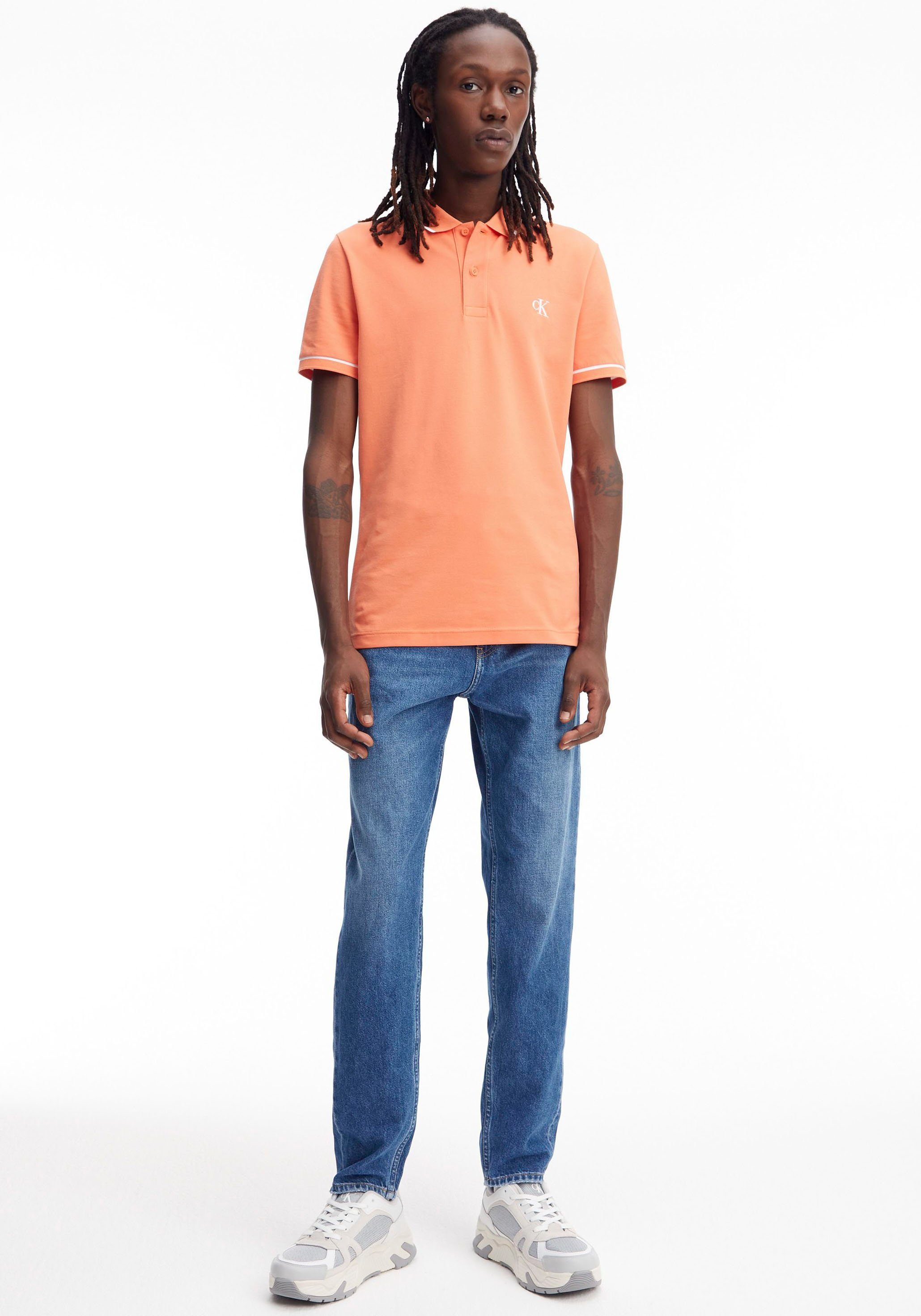 POLO Summer TIPPING Poloshirt Jeans Squash SLIM Klein Calvin