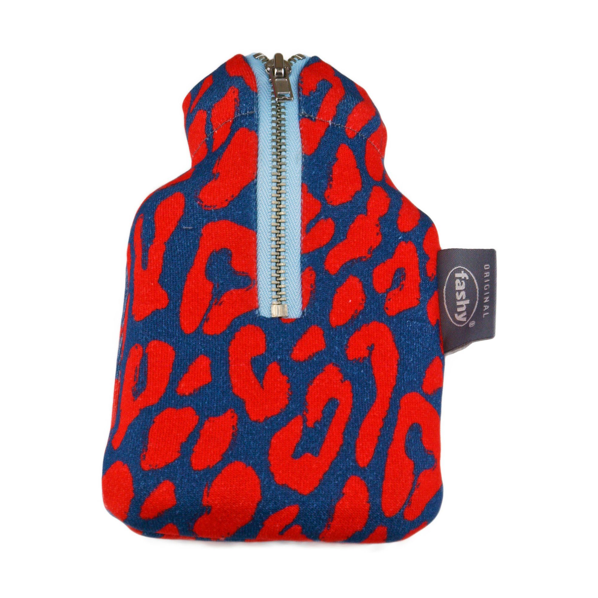 Fashy Wärmflasche Fashy Taschenwärmer 0,3 L mit Leo-Bezug und Reißverschluss