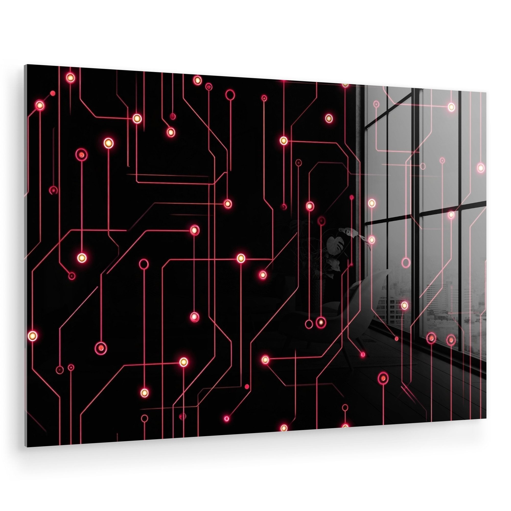 MuchoWow Acrylglasbild Spiele - Linien - günstig online kaufen