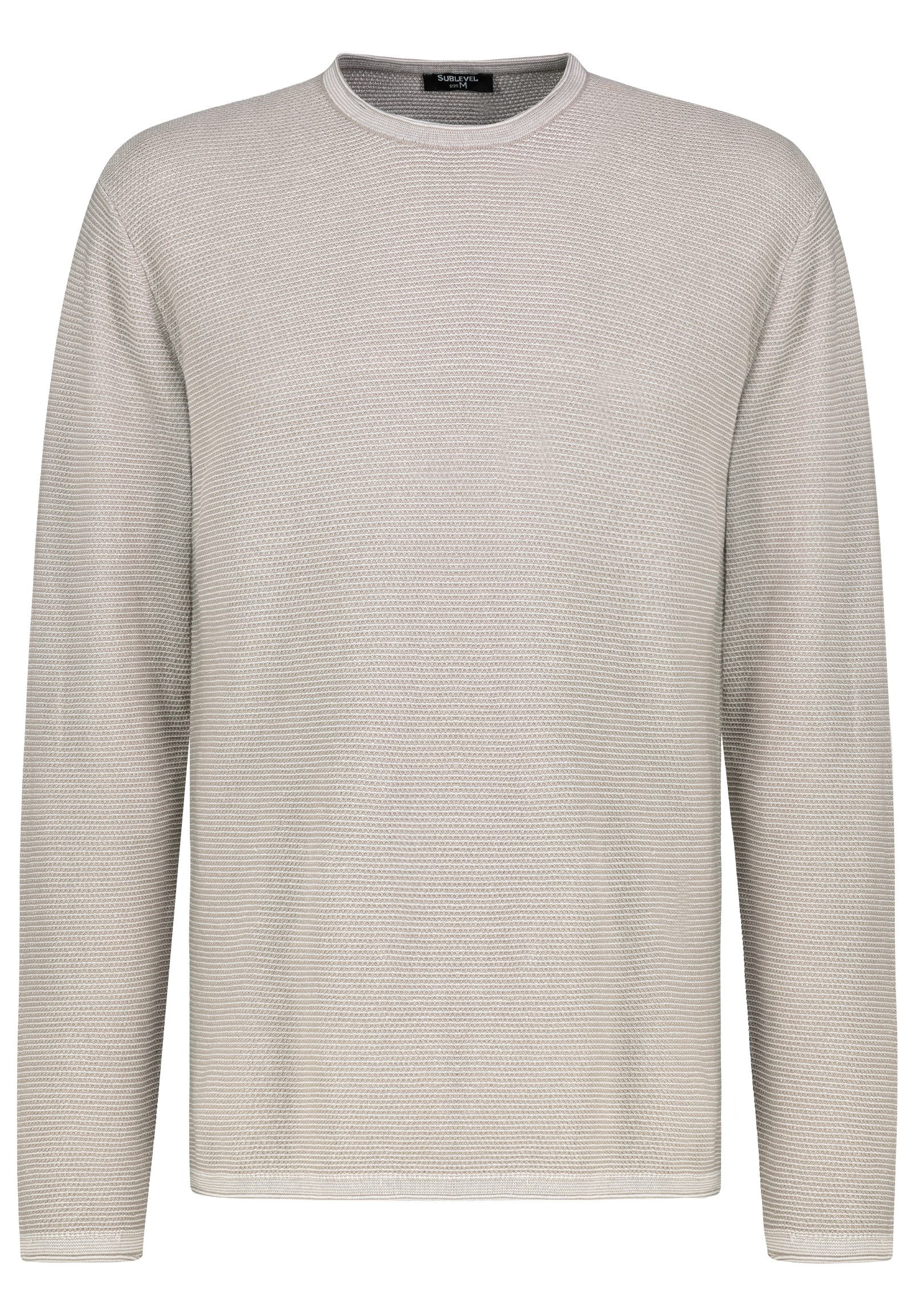 SUBLEVEL Strickpullover Lässiges Strickdesign, Langarm, Komfortabel günstig online kaufen