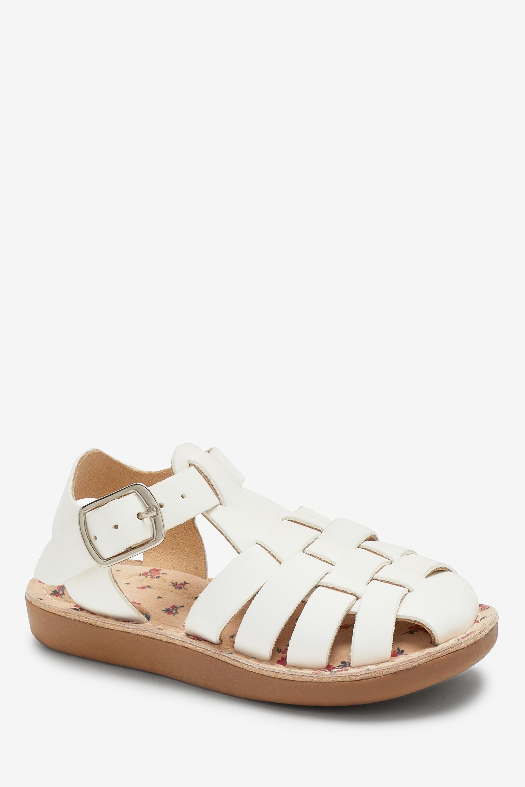 Next Fischersandalen aus Leder Sandale White (1-tlg)