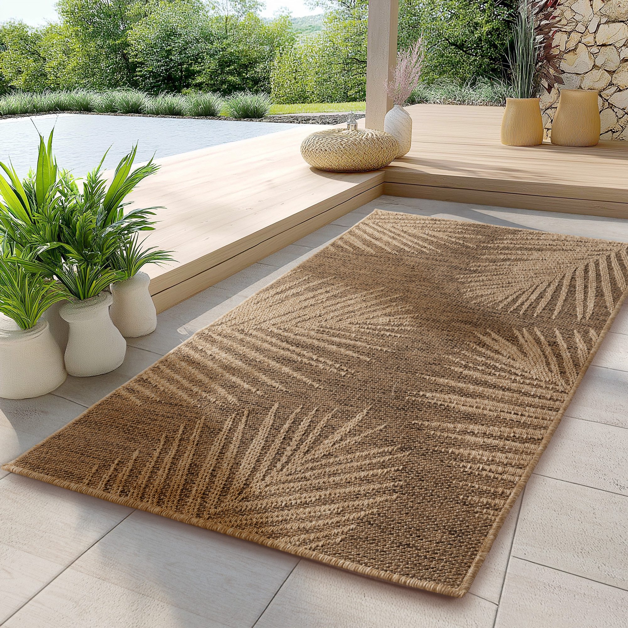 Carpettex Outdoorteppich Boho Design, Läufer, Höhe: günstig online kaufen