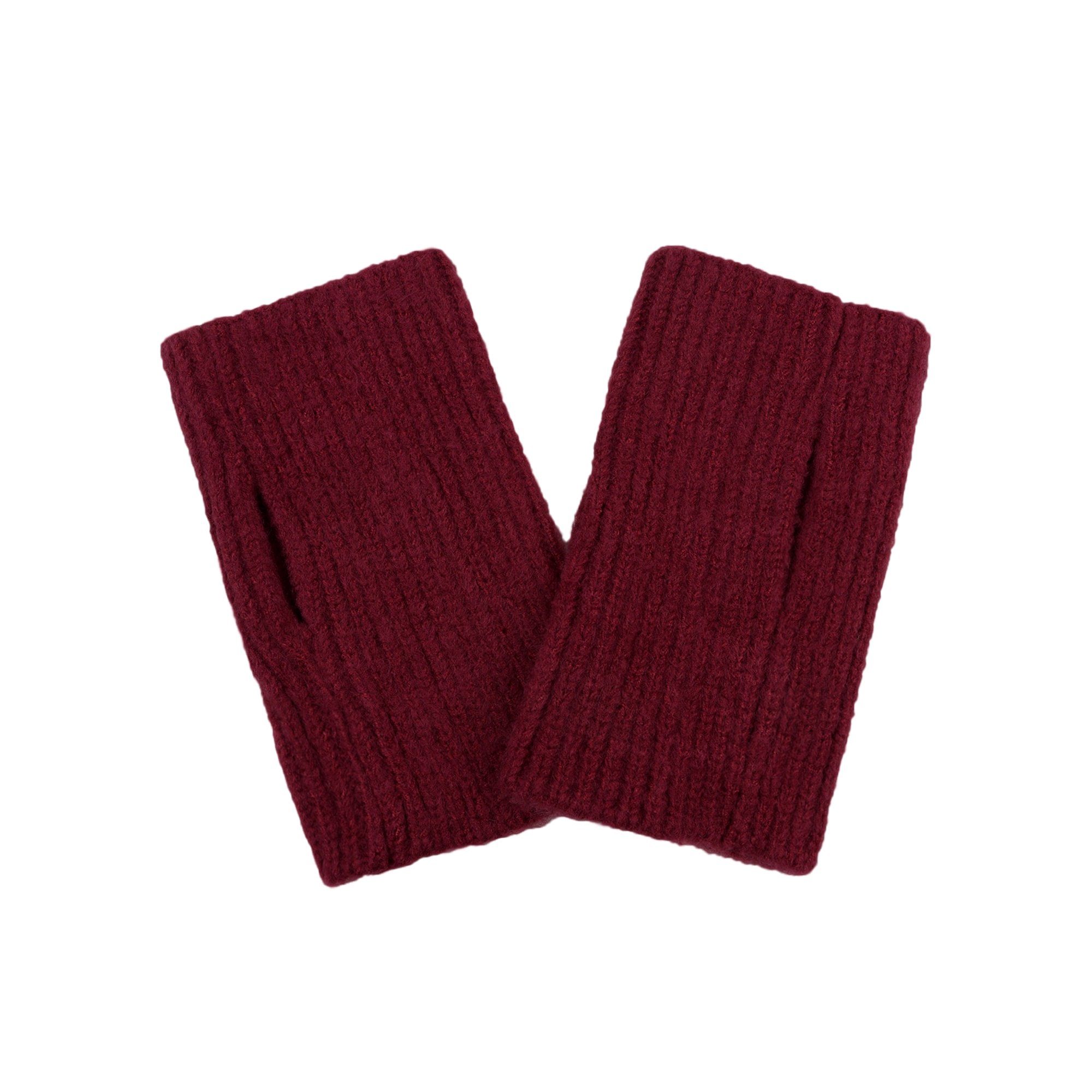 ZEBRO Strickhandschuhe Hand Stulpe