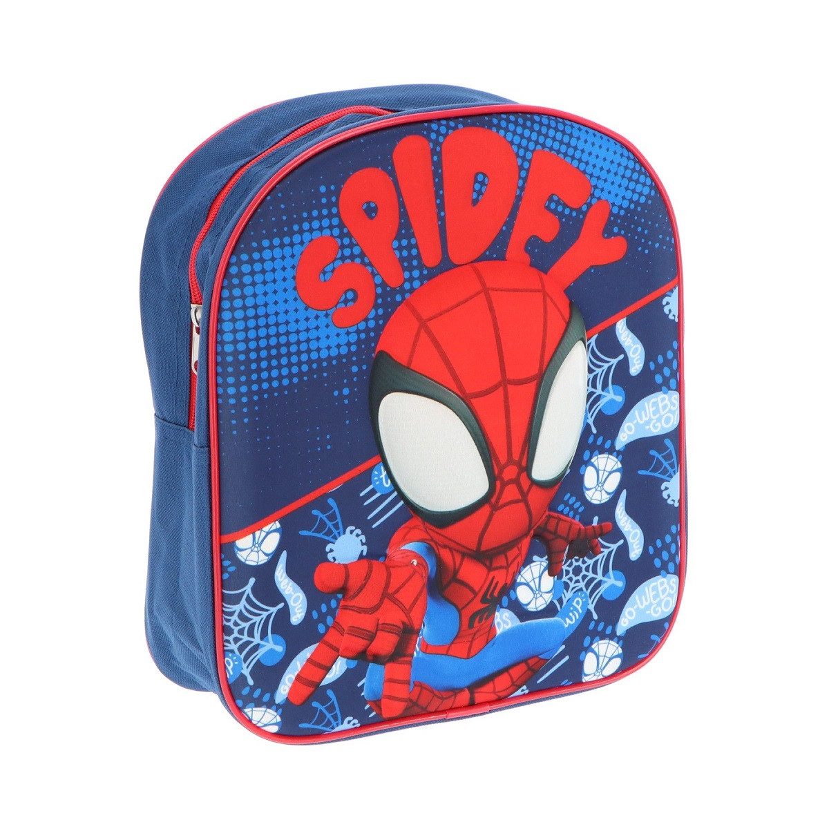 Textiel Trade B.V. Rucksack - Kinder Marvel Schulranzen Jungen mit 3D-Spiderman-Motiv (1-tlg), ideal für Schulmaterial und Brotdose, perfekt für echte Marvel-Fans