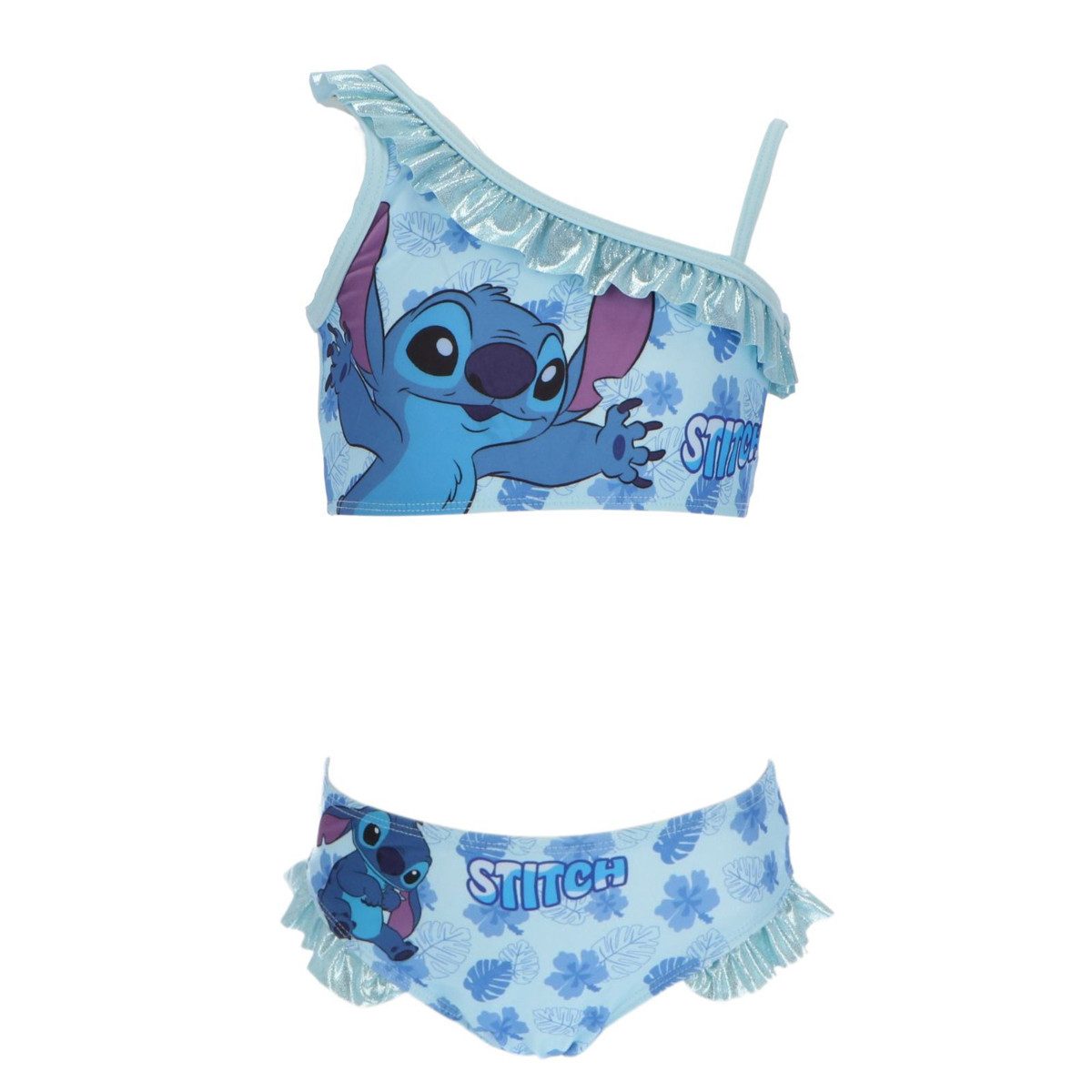 Textiel Trade B.V. Balconette-Bikini Lilo & Stitch Kinder Bikini Zweiteiliger Badeanzug Mädchen