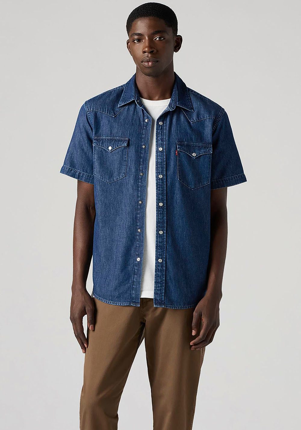 Levi's® Jeanshemd SS CLASSIC WESTERN mit Brusttaschen