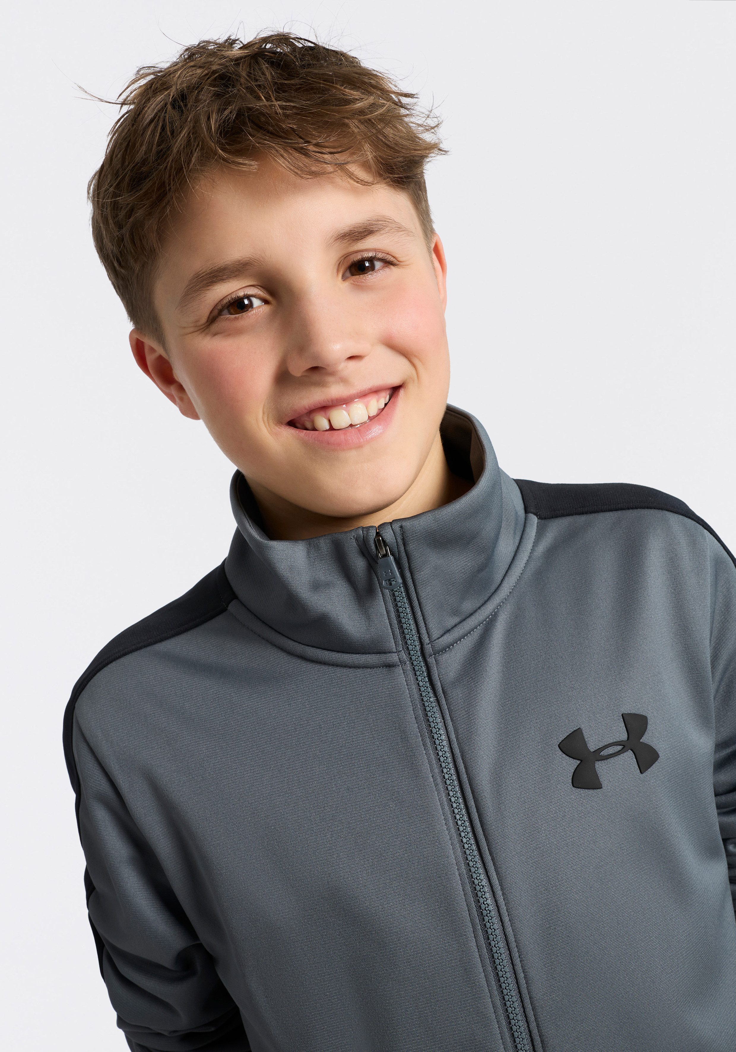 Under Armour® Trainingsanzug UA RIVAL KNIT TRACK SUIT, Für Kinder - Material innen weich angeraut