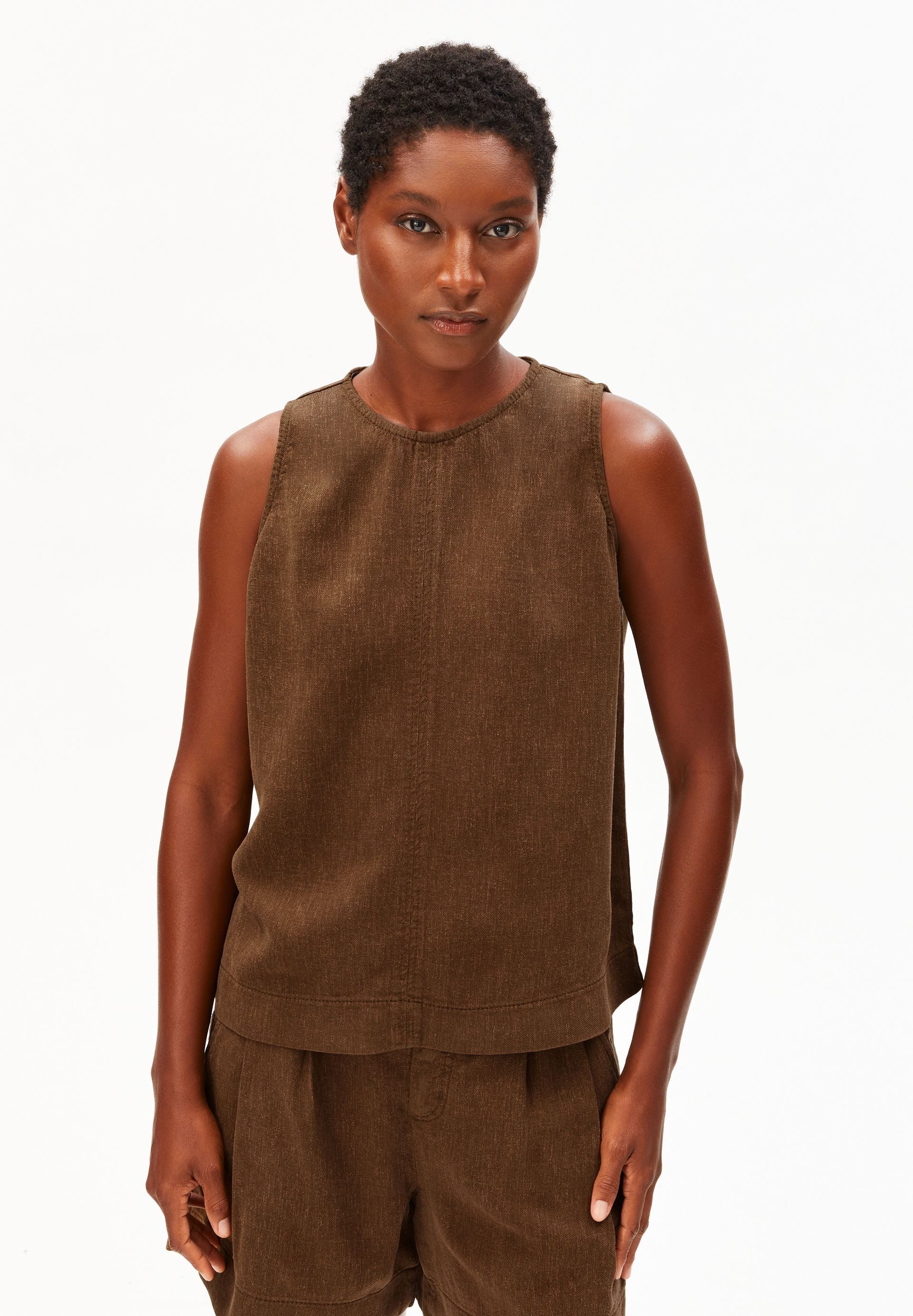 Armedangels Blusentop PINAYARN Anam PALF® Mix Regular Fit
