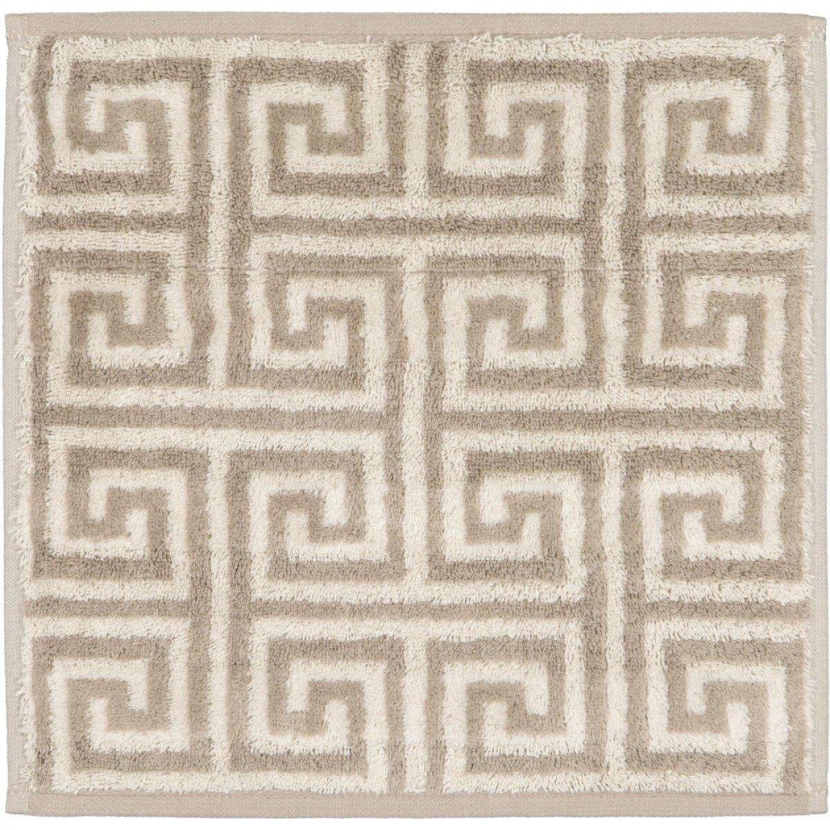 Cawö Badetücher Seiftuch Noblesse Elegance Allover Graphit (30x30 cm)