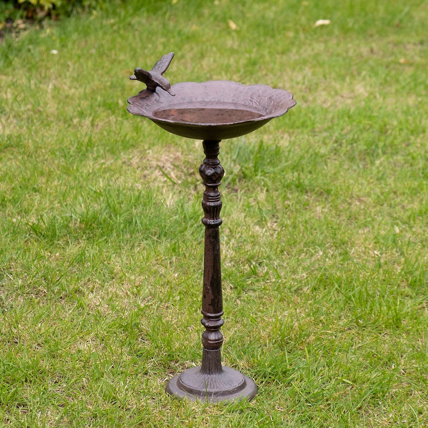 Moritz Vogeltränke Vogeltränke Gusseisen 54cm hoch, Wildvogeltränke